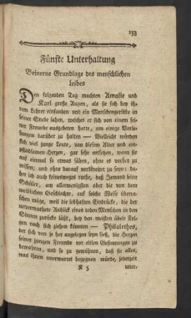 Fünfte Unterhaltung. Beinerne Grundlage des menschlichen Leibes