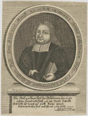 Bildnis des Georgius Gottlob Pitzschmann