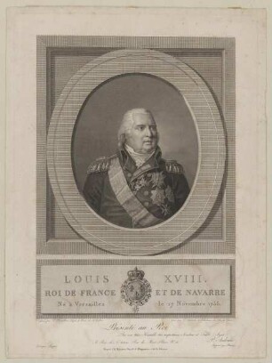 Bildnis des Louis XVIII.