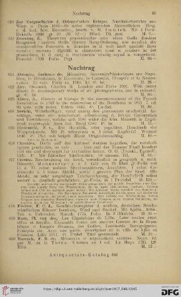 Nachtrag (Nr. 621 - 642)