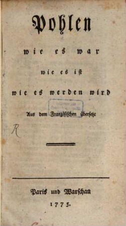 Pohlen wie es war, wie es ist, wie es werden wird