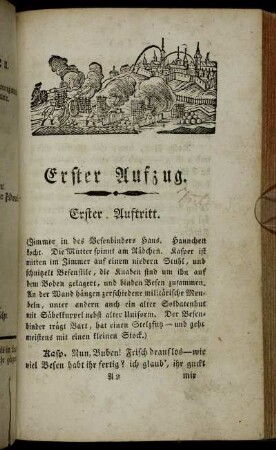 Erster Auftritt. - Zehnter Auftritt.