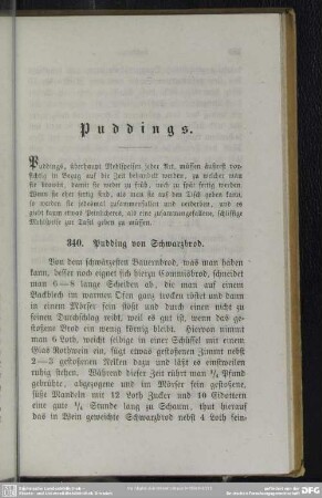 Puddings