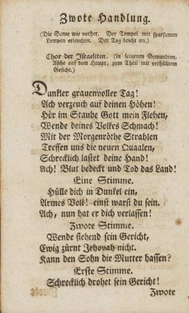 Zwote Handlung