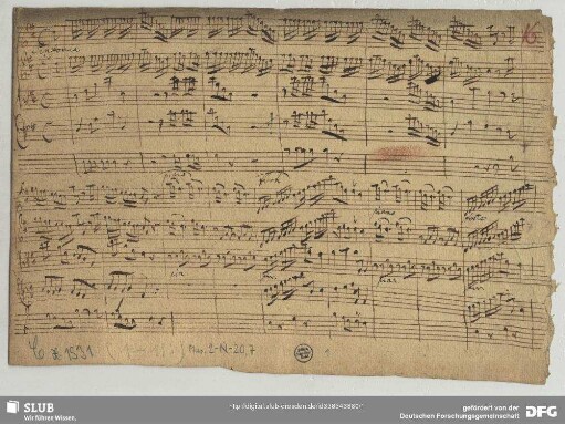 Symphonies - Mus.2-N-20,7 : strings, bc, tr - D