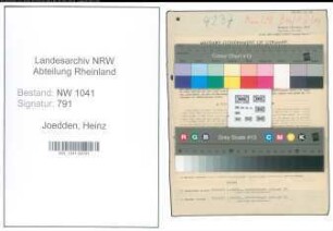Entnazifizierung Heinz Joedden , geb. 19.07.1920 (Angestellter)