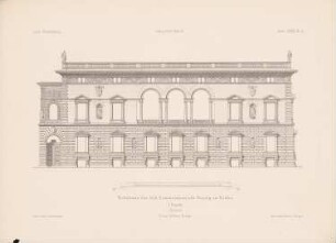 Palais Borsig (Entwurf), Berlin: Ansicht (aus: Architektonisches Skizzenbuch, H. 131/2, 1875)