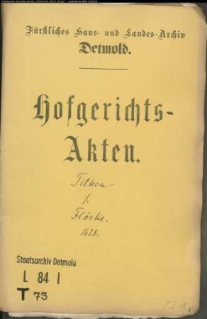 Tilhen, Nevelin, Bürgermeisters Witwe Margarete Gottschalk gegen Bürgermeister Henrich Flörke - Bürgschaft