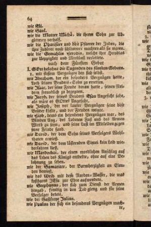 64-79, nach dem Fünften Gebot - nach dem Neunten und Zehenden Gebot