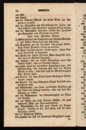 64-79, nach dem Fünften Gebot - nach dem Neunten und Zehenden Gebot