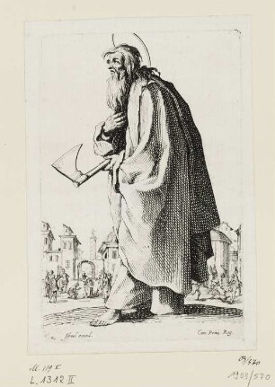 Heiliger Thaddäus, Blatt 13 der Folge: "Salvatoris Beatæ Mariæ Virginis Sancotrum Apostolorum Icones"