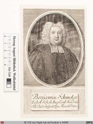Bildnis Benjamin Schmolck