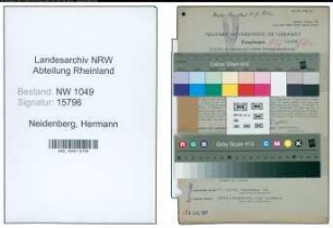 Entnazifizierung Hermann Neidenberg , geb. 02.05.1905 (Maschinist)