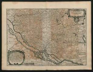 Landtcarte Von dem Furstenthumbe Stormarn. Anno 1650.