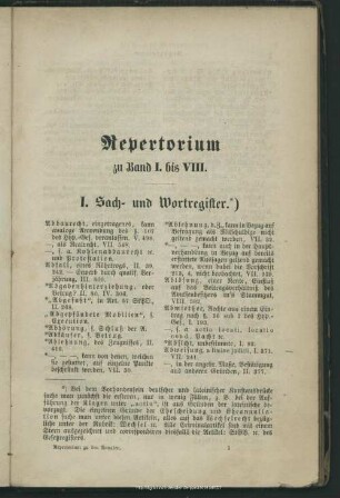 I. Sach- und Wortregister