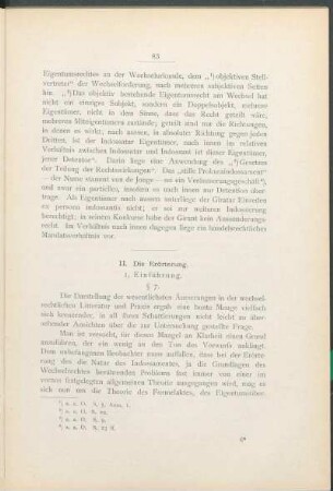 II. Die Erörterung.