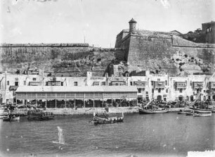 Pieransicht : Blick auf den Pier in Valletta