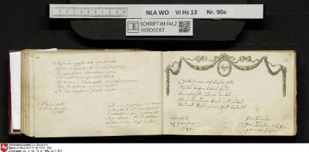 Stammbuch des Ernst Philipp Ludwig Zellmann (1763-1795) aus
                           Braunschweig
