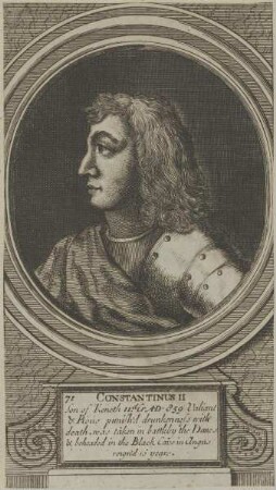Bildnis des Constantinus II., son of Keneth