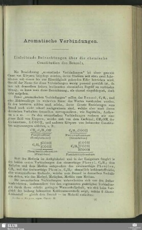 Aromatische Verbindungen