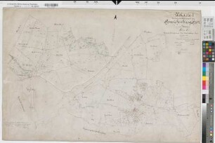 Henrichenburg (Castrop-Rauxel), Horneburg (Datteln), Zusammenlegung Henrichenburg, Urkarte I Henrichenburg Flur 6