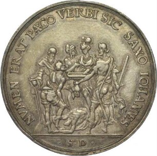 Johann Georg I. - auf die Namenspatrone des Kurfürsten