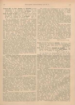 178-180 [Rezension] Kunze, Johannes, Symbolik. Konfessions- und Sektenkunde