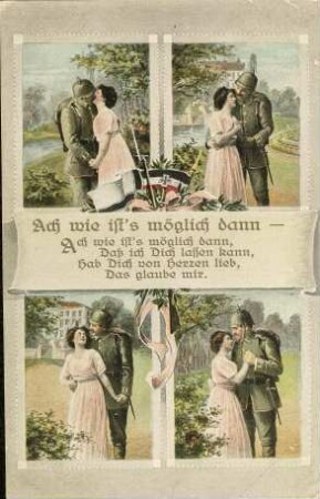Ach wie ist's möglich dann - [...]