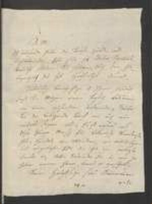 Brief von David Heinrich Hoppe an Johann Jacob Kohlhaas