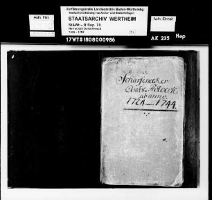Scharfenecker Amtsprotokolle