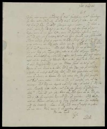 Nr. 61: Brief von Karl Otfried Müller an August Böckh, Göttingen, 4.9.1832