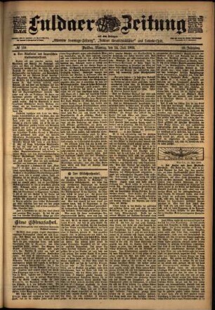 Ausgabe vom Montag, den 14. Juli 1902.
