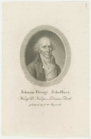 Bildnis des Johann George Scheffner