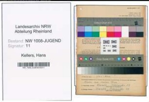 Entnazifizierung Hans Kellers , geb. 02.03.1920 (Angestellter)
