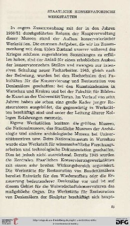 Staatliche Konservatorische Werkstätten