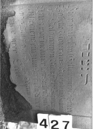 Grabstein 427 (Detailaufnahme 1)