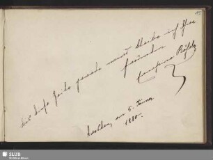 Bl. 15. Schumann-Heink, Ernestine: Stammbucheintrag