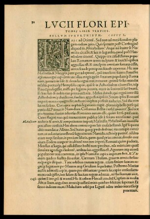 Lucii Flori Epitomes Liber Tertius.