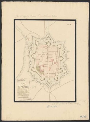 Plan de St. Ya ou de St. Agathe