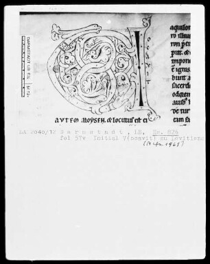 Testamentum Vetus — Initiale V (ocavit), Folio 57 verso
