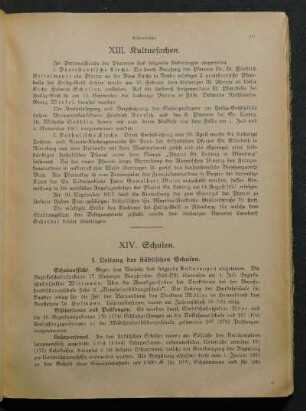 1. Leitung der städtischen Schulen.