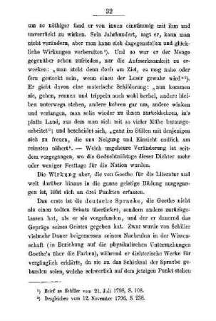 2. Goethe als Dichter. Seine Wirkung