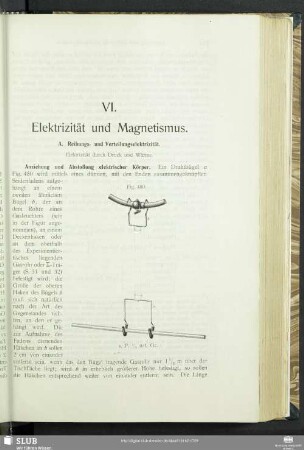 VI. Elektrizität und Magnetismus.