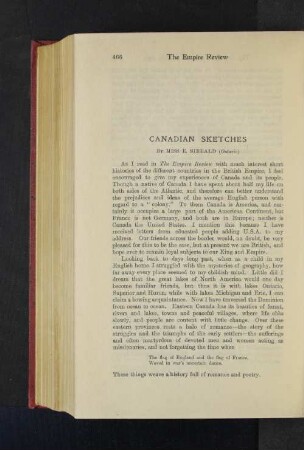Canadian Sketches