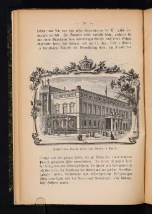 Kaiserliches Palais Unter den Linden in Berlin.