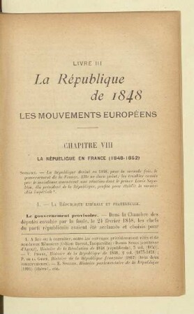 La République de 1848 Les mouvements européens