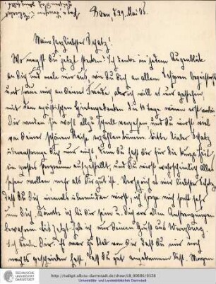 Brief vom 29.05.1905