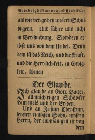 Der Glau-be