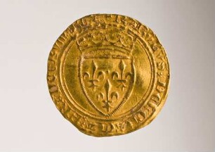 Ecu d'or Karl VI. König von Frankreich