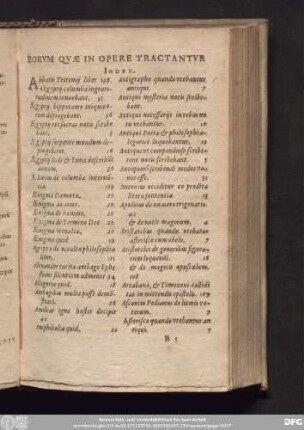Eorum Quae In Opere Tractantur